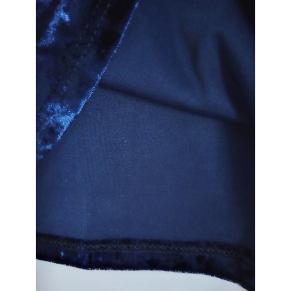 Bloomingdales's Aqua Girl Blue Velour Shirt XL 16 - Picture 7 of 9